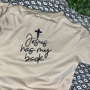 4T Jesus Has My Back Tee